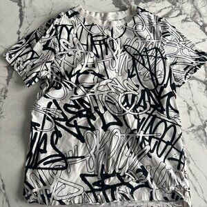 H&M Boys Kids Graffiti Tee Shirt Size 12